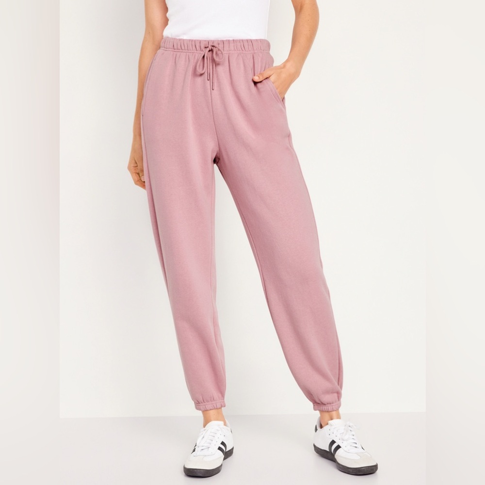 Old Navy Extra High Waisted Jogger Sweatpants Pink